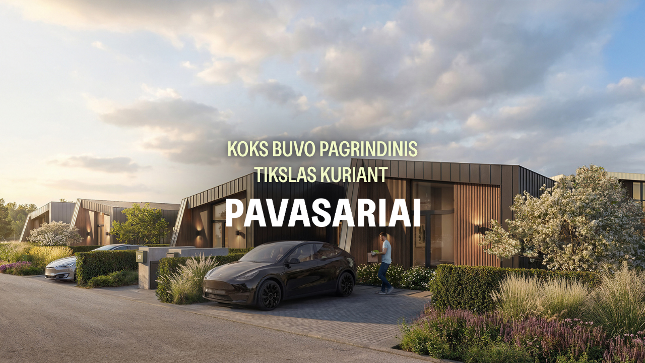 Koks buvo pagrindinis tikslas kuriant PAVASARIAI?
